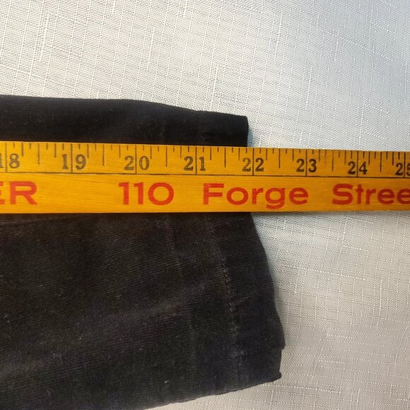 Chicos Additions Black Corduroy Jacket Size 1 Medium Snap Button Women Outerwear - Picture 8 of 8